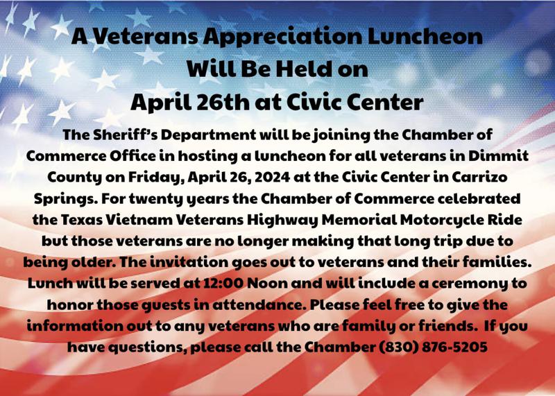 Dimmit County Chamber of Commerce Carrizo Springs, TX 78834